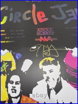 NEW Circle Jerks SIGNED FOIL 45 Years of Group S3X Punk Band Concert Tour POSTER