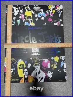 NEW Circle Jerks SIGNED FOIL 45 Years of Group S3X Punk Band Concert Tour POSTER
