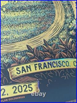 NEW Grateful Dead & Co 8/2/2025 FOIL Concert POSTER # 81/2245 Golden Gate Park
