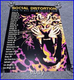 NEW SOCIAL DISTORTION Rock 2026 Band Concert Born To Kill North Am. Tour POSTER