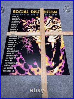 NEW SOCIAL DISTORTION Rock 2026 Band Concert Born To Kill North Am. Tour POSTER