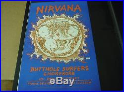NIRVANA, ORIGINAL CONCERT POSTER, New Year's Eve 1993 3D pic, WITH 3D GLASSES
