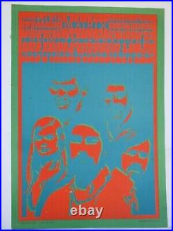 NR7-OP1 Only Alternatives Neon Rose Concert Poster like Bill Graham Family Dog