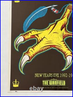Neville Brothers Gin Blossoms Original Proof New Year's Eve Concert Poster bgp