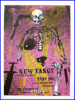 New Fangs Poster with The Ruby Doe, U. S. S. & Horsewhip 2006 Concert