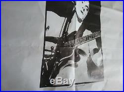 New Order 87 In Concert Uk Subway Poster Rare Off Set Vg Folded Tears Stains Vtg