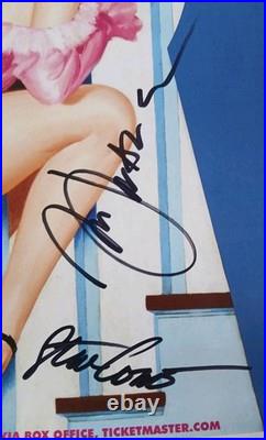 New York Dolls Hand Signed Gig Concert Poster 12/20/2008 Club Nokia Los Angelas