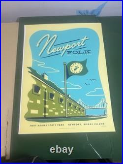 Newport Folk Festival 2023 Poster Add Noise Studios Limited Edition #1431/1800