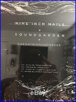 Nine Inch Nails Soundgarden Concert Poster Memorabilia Original Print 2014