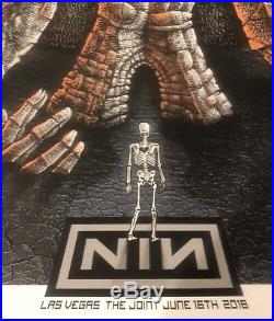 Nine Inch Nails concert poster 6/16/18 Las Vegas The Joint @ Hard Rock