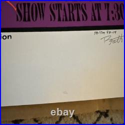 Nirvana Silkscreen 10th Anniversary Concert Poster Lee Bolton Signed/Numbered