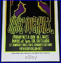 Nirvana St. Andrew's Hall Detroit 1991 Original Concert Poster By Kevin Sykes