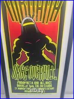 Nirvana St. Andrew's Hall Detroit 1991 Original Concert Poster By Kevin Sykes