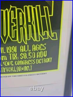 Nirvana St. Andrew's Hall Detroit 1991 Original Concert Poster By Kevin Sykes
