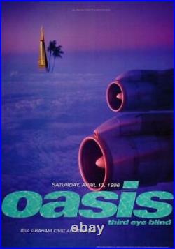 OASIS 1996 SAN FRANCISCO Concert poster BGP141 REX RAY NM