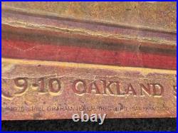 ORIGINAL GRATEFUL DEAD & THE WHO Concert Poster Oakland Stadium 1976 1st PRINT