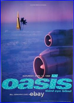 Oasis Concert Poster 1996 BGP-141 San Francisco