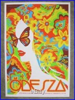 Odesza Boulder 2015 Concert Poster Dan Stiles Silkscreen Original