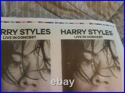 One Direction Harry Styles Concert Poster Uncut Printers Proof Very Rare Origin