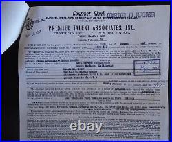 Original 1967 Signed Concert Contract-blues Magoos-signed Mike Esposito-guitar