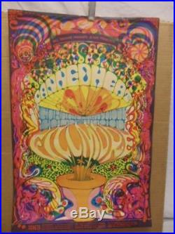 Original 1968 Lee Conklin Poster Bill Graham Fillmore Concert Canned Heat BG139