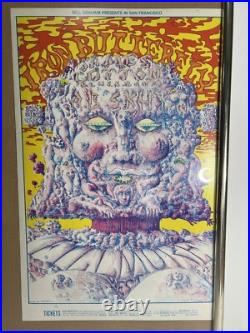 Original 1969 Iron Butterfly Concert Poster #157
