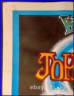 Original 1969 Winterland Concert Poster John Mayhall, Bo Diddley, Muddy Waters