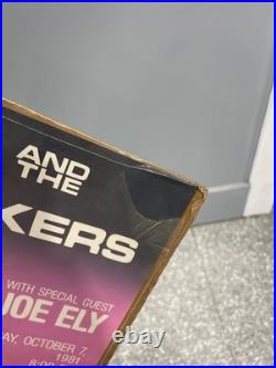 Original 1981 Tom Petty & The Heartbreakers Concert Poster with Joe Ely