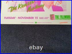 Original 1st Print- Sonic Youth- Fillmore 1988-F63- MINT