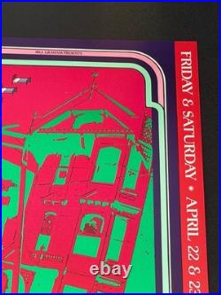 Original 4/20/89 Pink Floyd Concert Poster From one of their rare original tours