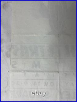 Original Bush Tetras Berkeley Square 1981 Concert Poster VKTMS Quasi Art Punk