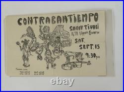 Original Concert Poster from 60s Savoy Tivoli Contrabantiempo AOR