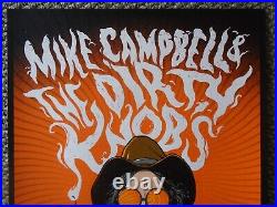Original Concert Poster-mike Campbell And The Dirty Knobs-soho Bar-santa Barbara