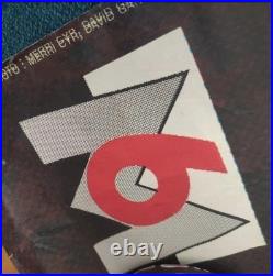 Original Jeff Buckley concert poster Paris 1995 Tour Ultra Rare 120x78cm