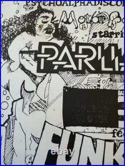 Original Parliament Funkadelic Concert Poster Von Braun Civic Center-Late 70's