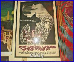 Original Pink Floyd Meddle Tour Concert Poster Randy Tuten