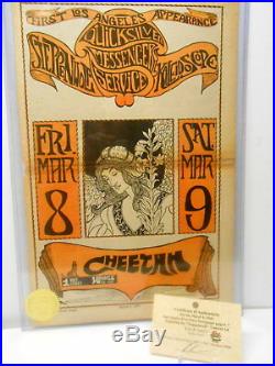 Original Poster SZ Quicksilver Messenger Steppenwolf Concert Ad Venice CA 1968