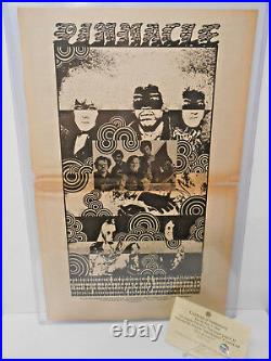 Original Poster SZ The Jimi Hendrix Experience Blue Cheer Concert Ad 1968