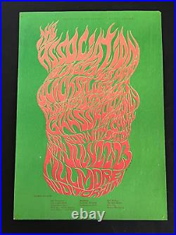 Original Psychedelic San Francisco Fillmore Concert Poster from 1966 BG 18-3