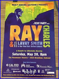 Original Ray Charles Concert Poster
