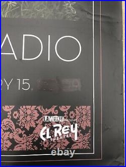 Original STATE RADIO at The El Rey in LA SS Vinyl Concert Poster 35x55 (2010)