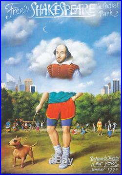 Original Vintage Poster Shakespeare in the Park New York Concert 1994