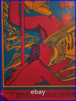 Original/rare Moby Grape & The Charlatans Concert Poster
