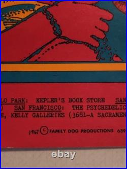 Original/rare Moby Grape & The Charlatans Concert Poster