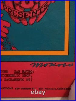 Original/rare Moby Grape & The Charlatans Concert Poster