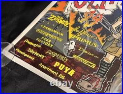 Ozzfest 1999 Concert Poster Black Sabbath Slipknot Rob Zombie Primus Deftones