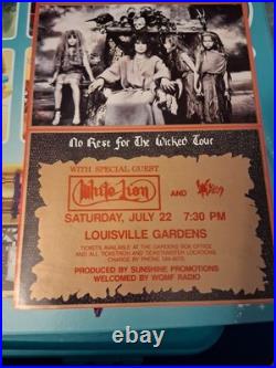 Ozzy Osbourne Original Louisville Gardens Concert Poster