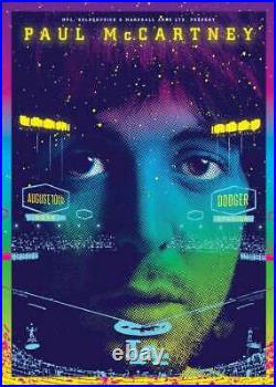 PAUL McCARTNEY LOS ANGELES 2014 concert poster KII ARENS 16x24 MINT RARE