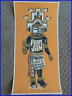 PEARL JAM July 8, 1998 Phoenix, AZ Concert poster Mr. Downtown print