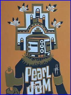 PEARL JAM July 8, 1998 Phoenix, AZ Concert poster Mr. Downtown print